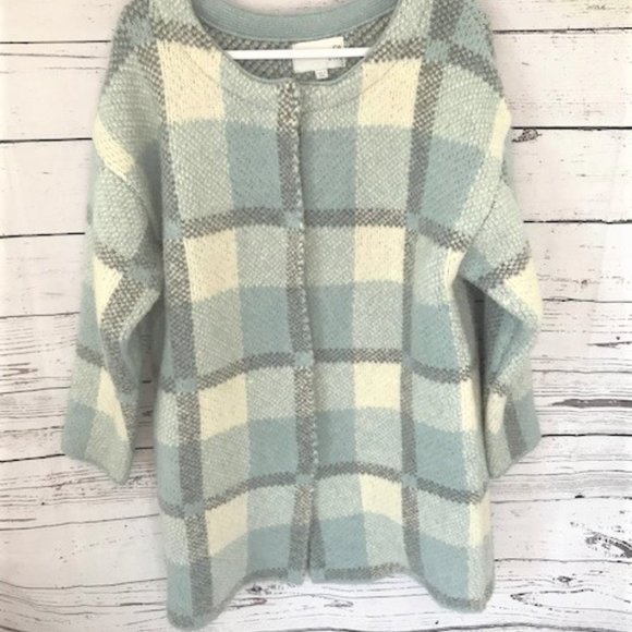 J.O.A. Revolve felt with you plaid wool coat - Picture 3 of 9